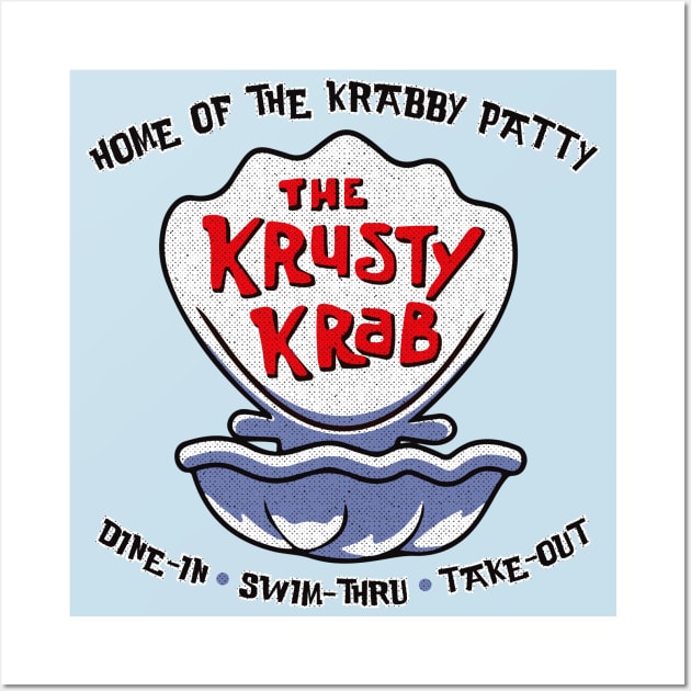 Home Of The Krabby Patty Wall Art by Alema Art